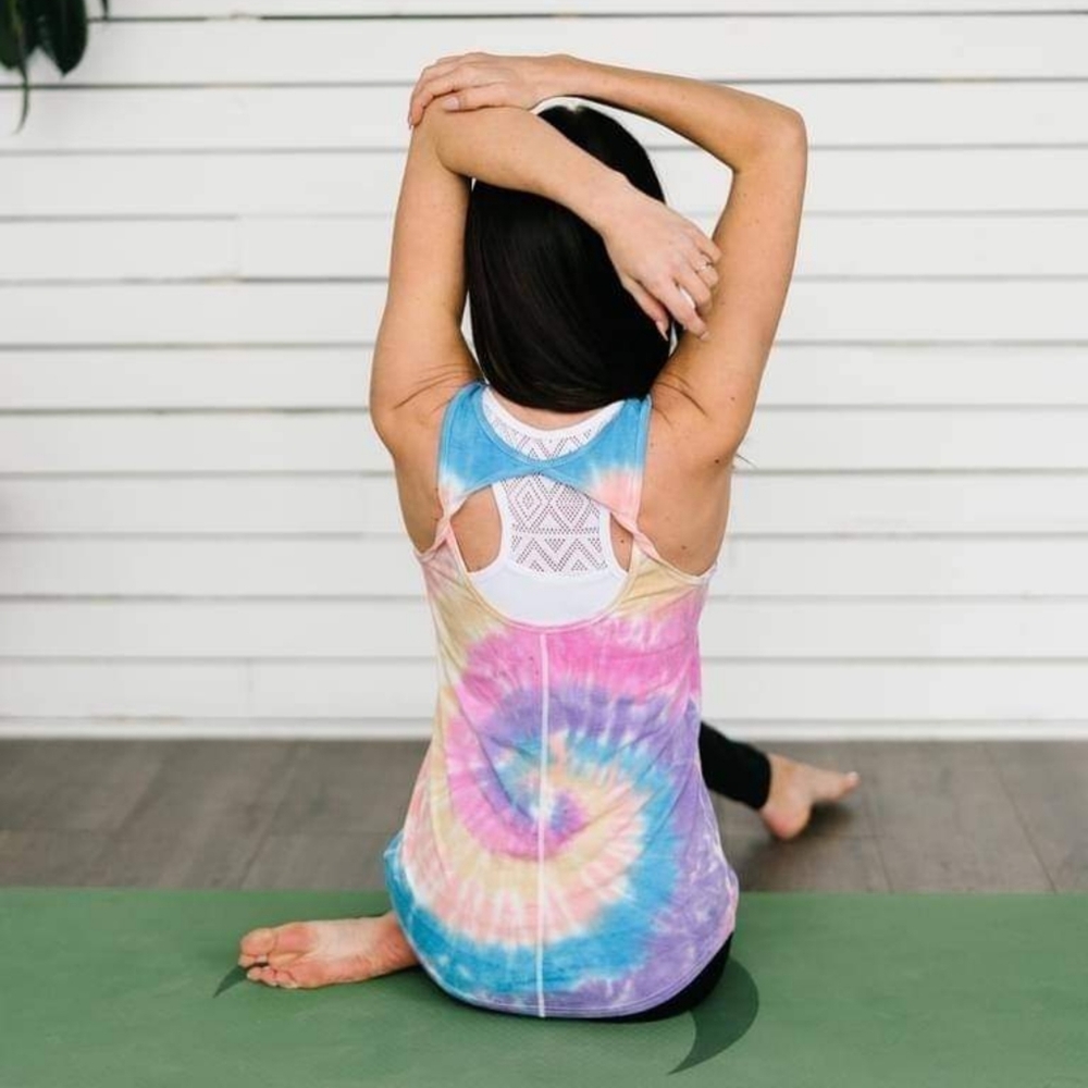 ZYIA HENDRIX Twist tye dye tank